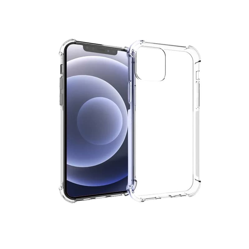 Insmat Impact Cover, iPhone 12 / 12 Pro -suojakuori, Läpinäkyvä