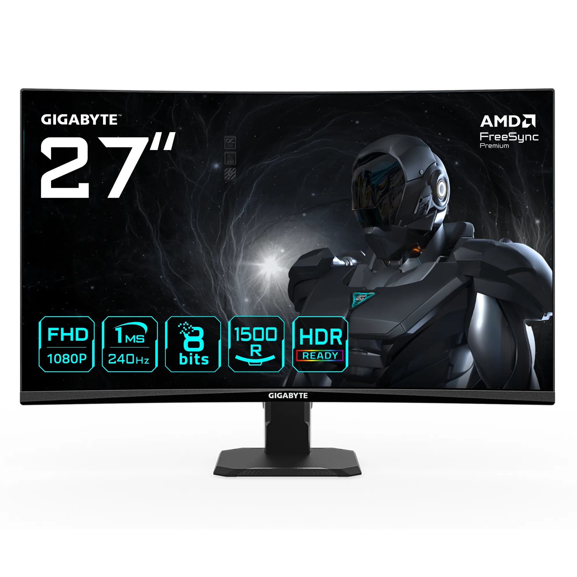 Gigabyte GS27FC2EU 27"" Full HD, VA, 240Hz -kaareva pelinäyttö