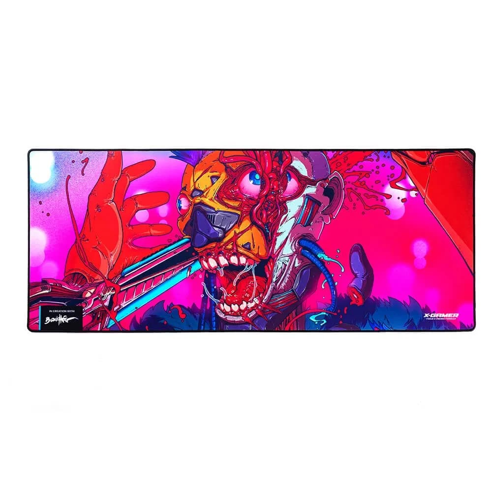 X-GAMER XG-1100-CB Cyber Bot -pelihiirimatto, 1100x450 mm
