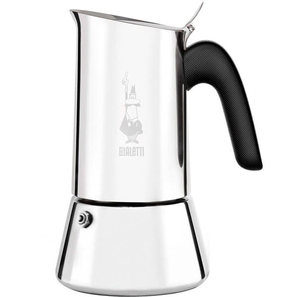 Bialetti Venus -mutteripannu, 4 kuppia, ruostumaton teräs, induktiolle sopiva, hopea