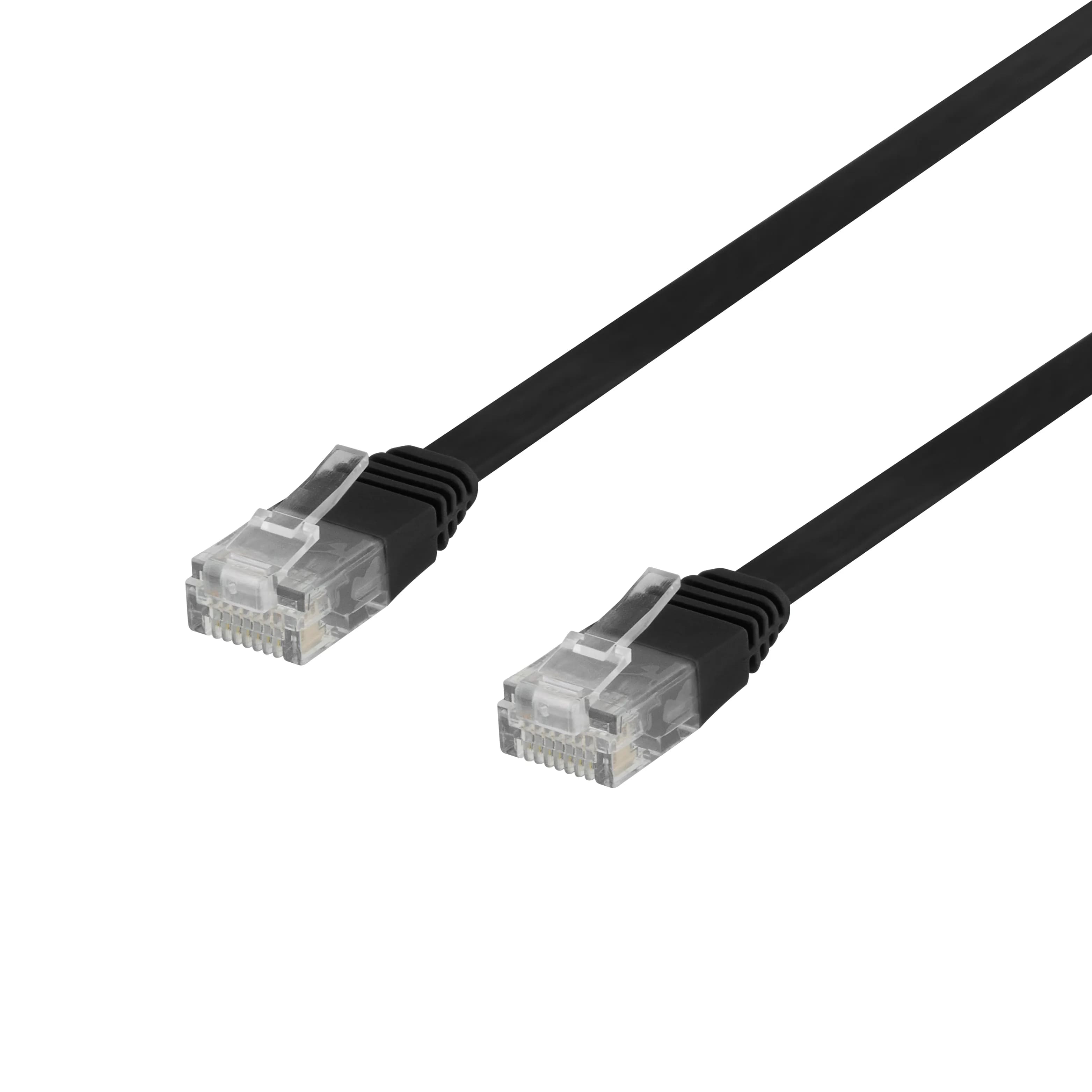 Deltaco Cat6 U/UTP RJ45 0.3m -verkkokaapeli, musta
