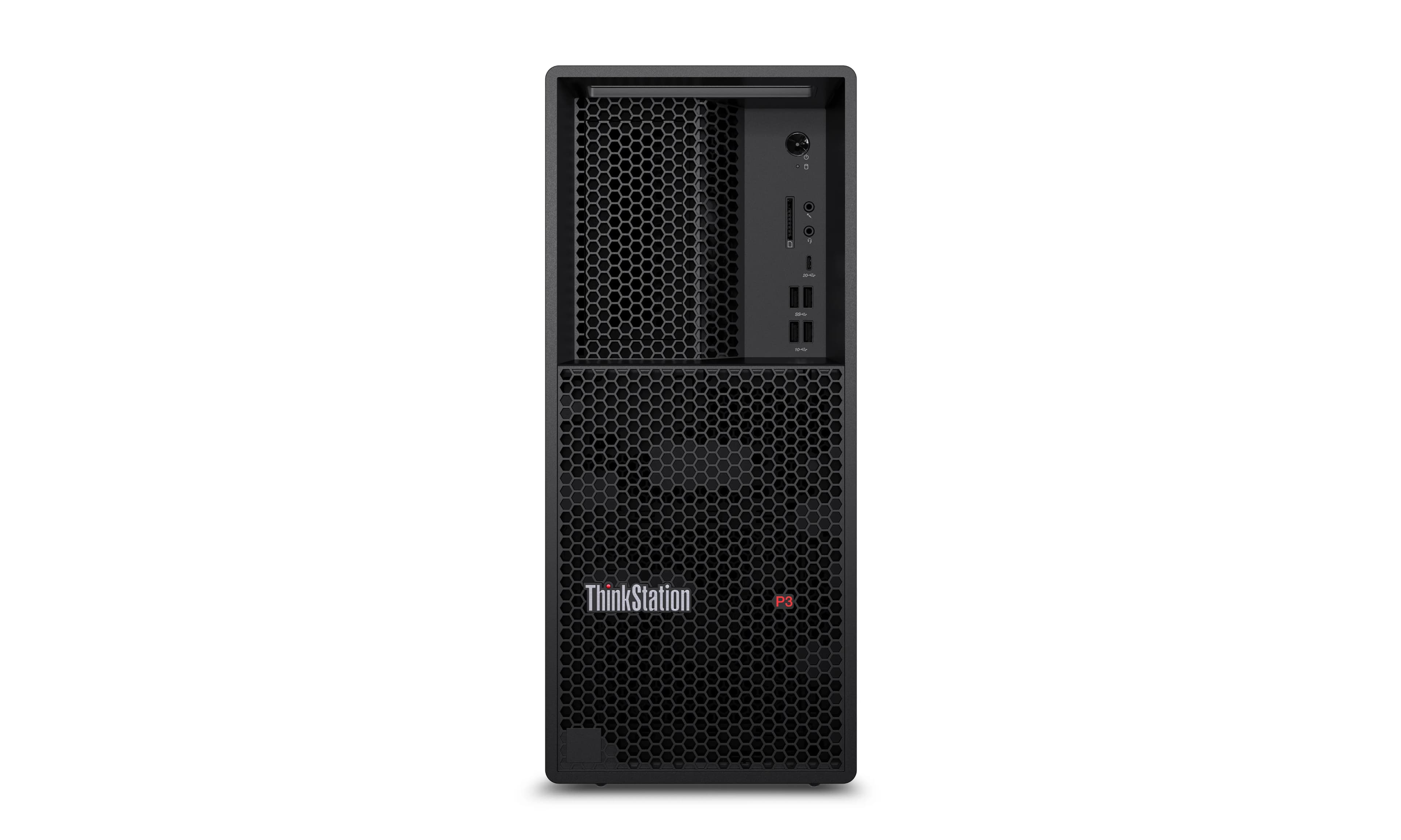 Lenovo ThinkStation P3 Tower Gen 2 Core Ultra 9 285K, 32 Gt, 1 Tt, Win 11 Pro -työasema, tornikotelo, musta