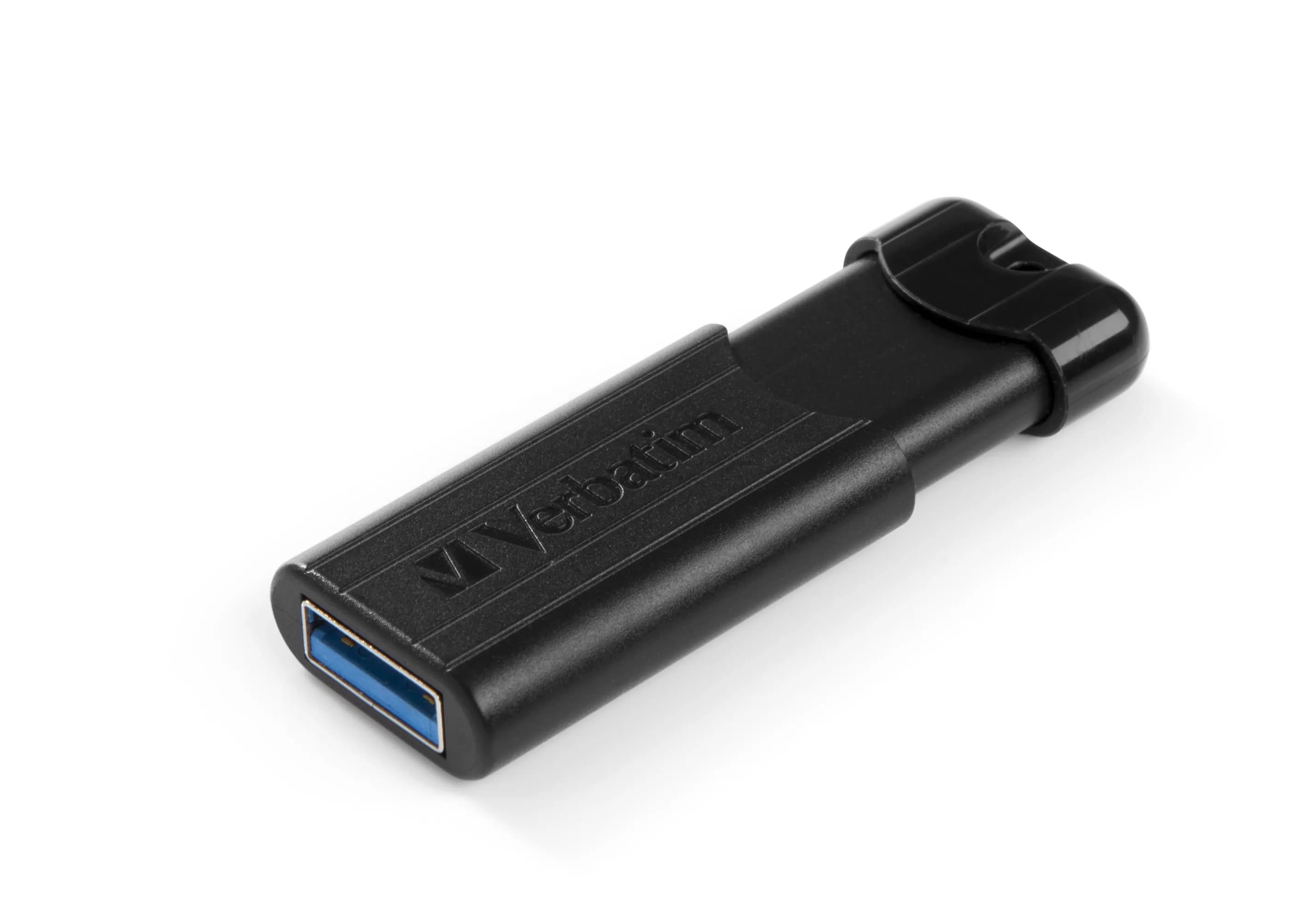 Verbatim PinStripe USB 3.2 Gen 1 32 Gt -muistitikku, musta