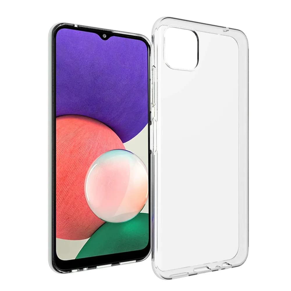 Insmat Crystal Cover, Galaxy A22 5G -suojakuori, Läpinäkyvä