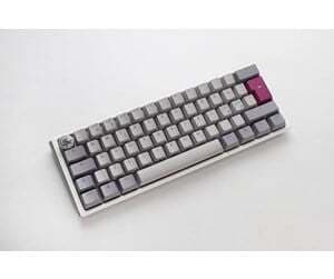 Ducky One 3 Mist Mini 60% -mekaaninen pelinäppäimistö, Cherry MX Brown, Mist/valkoinen