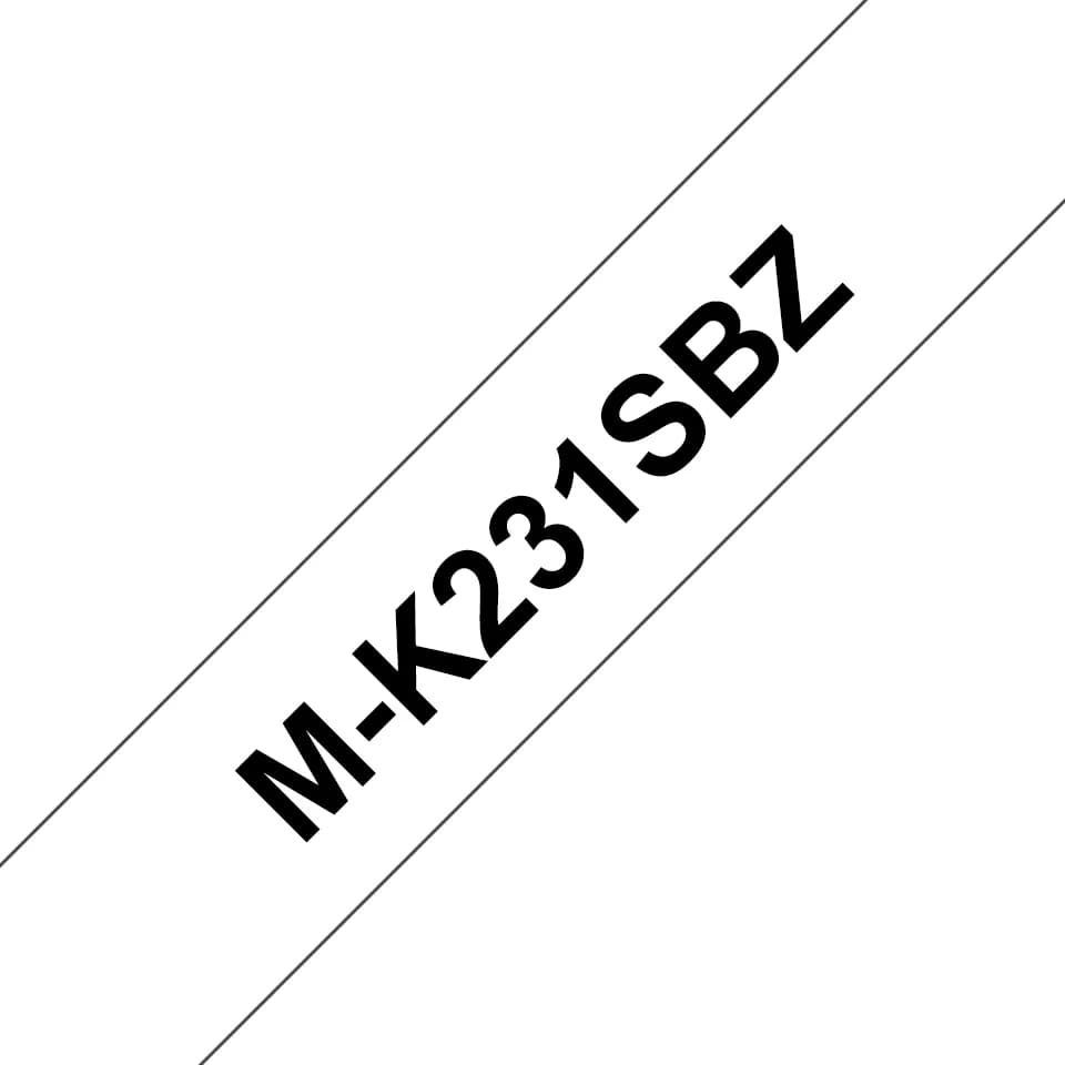 Tape/White/Black 12mm f P-Touch 4M