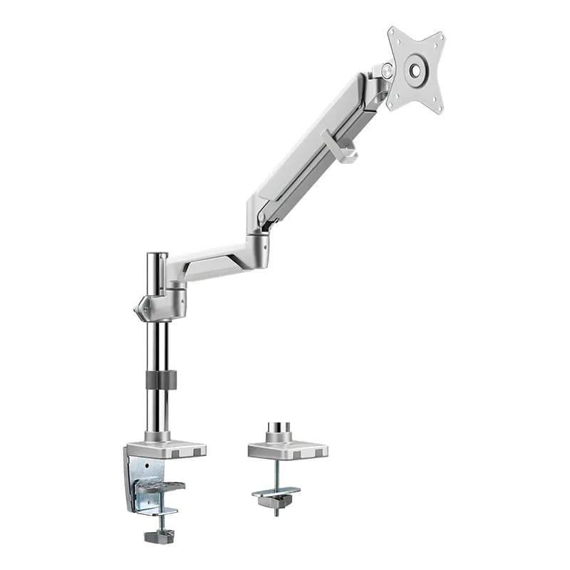 LOGILINK BP0087-monitorivarsi yhdelle näytölle 17-32"", kaasujousella, 9 kg, hopea