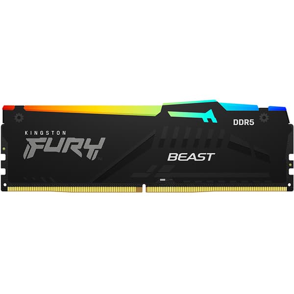 Kingston FURY Beast RGB 8 Gt (1 x 8 Gt) DDR5 5600 MHz, CL40 -muisti (XMP)