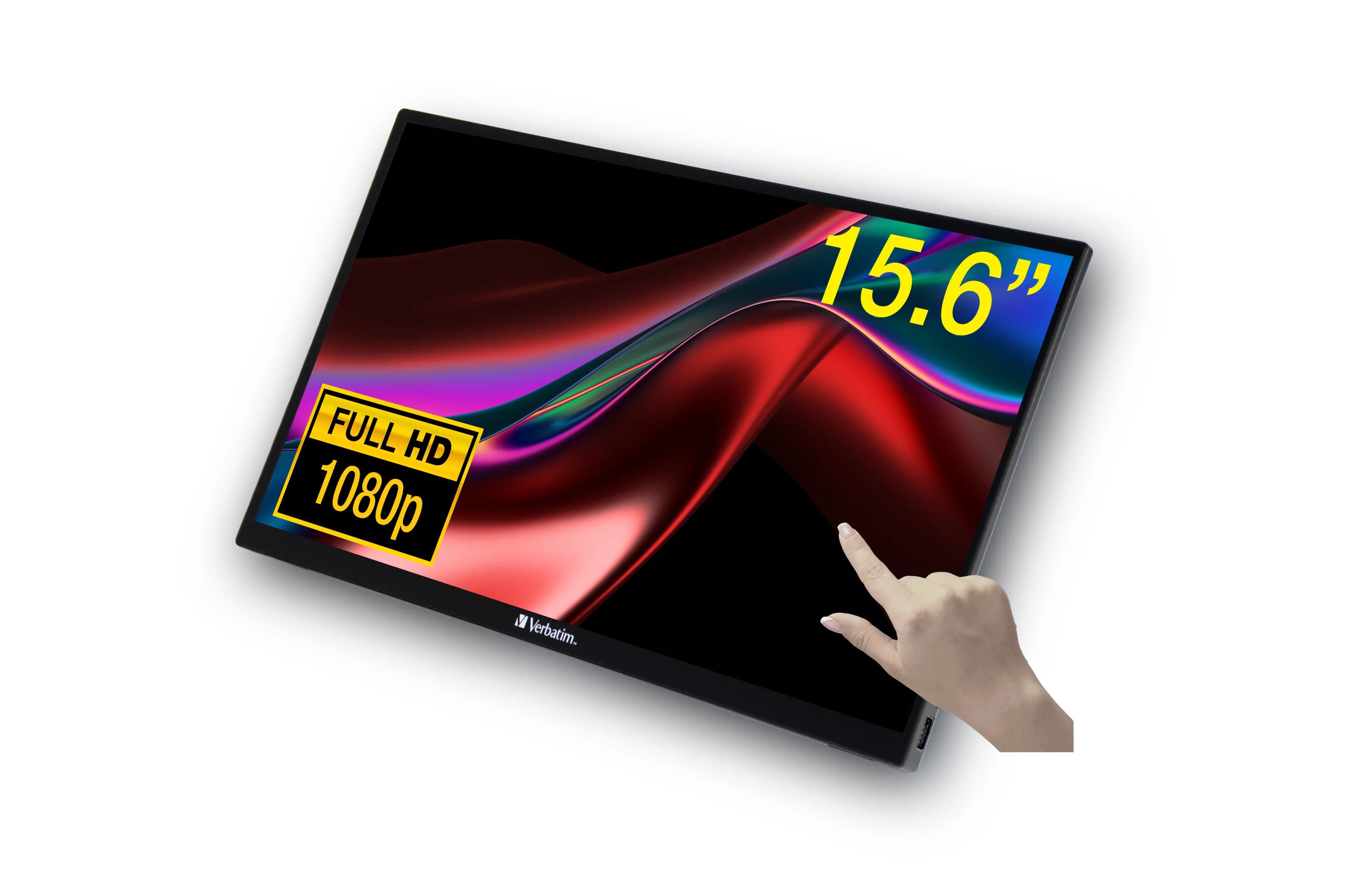 Verbatim PMT-15 15.6"" Full HD, IPS, HDR -kannettava näyttö, kosketus