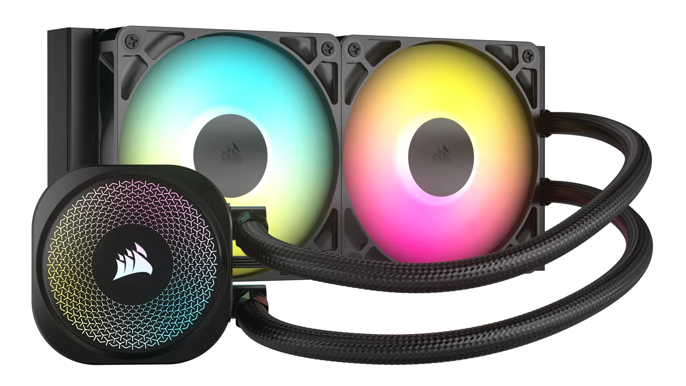 Corsair NAUTILUS 240 240mm ARGB -nestejäähdytin, musta