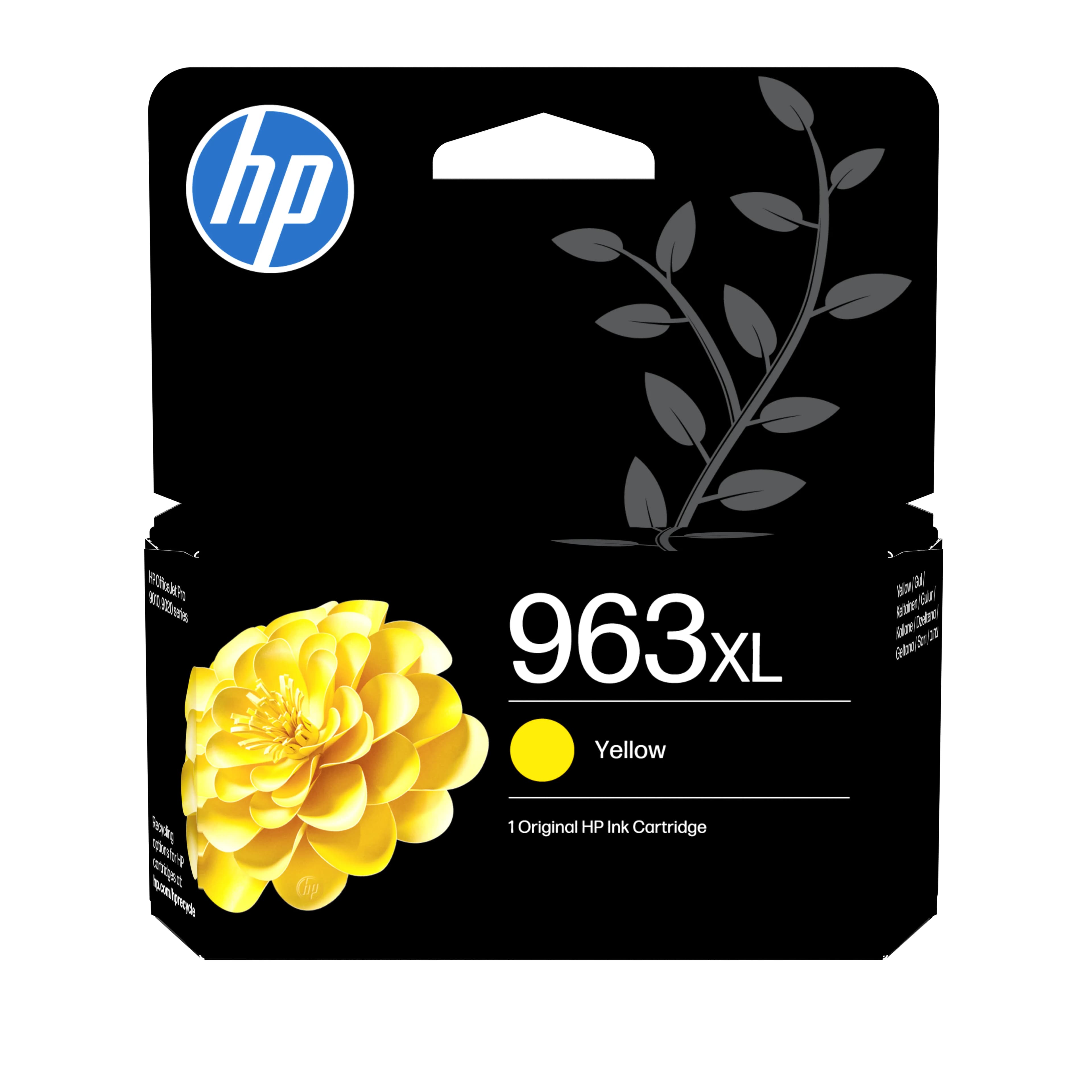 HP 963 XL-mustekasetti, keltainen