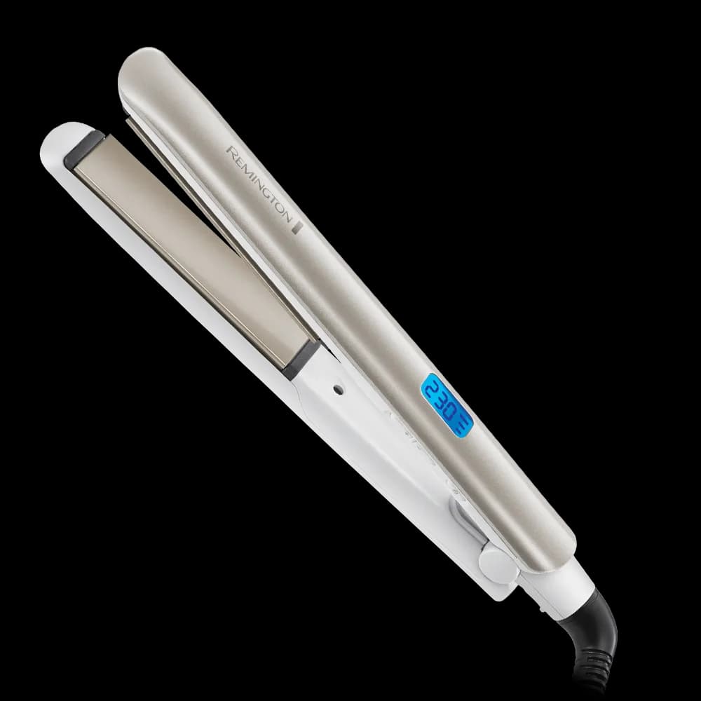 Remington Hydraluxe S8901 Ionic -suoristusrauta, musta/ruusukulta/valkoinen