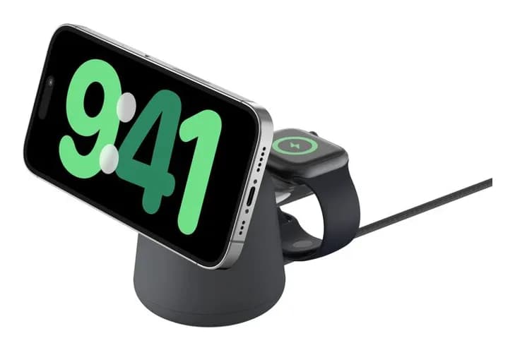 Belkin Boost Charge Pro 2in1 Qi2 15w -latausteline, Hiili