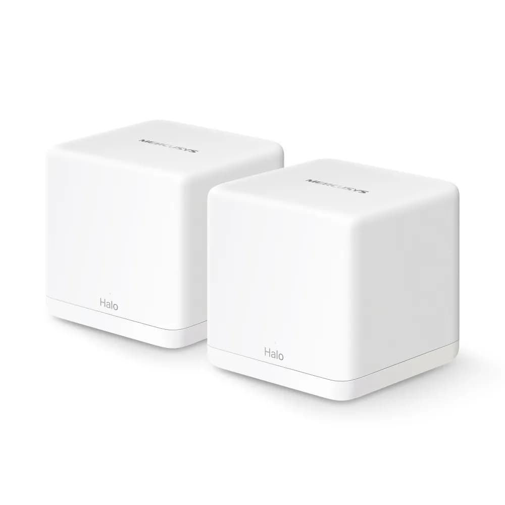 Mercusys Halo H60X -mesh WiFi -järjestelmä, Wi-Fi 6, AX1500, Dual-band, 2 kpl, valkoinen