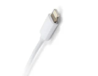 GRATEQ USB-A – Lightning -kaapeli, 1,5 m, valkoinen