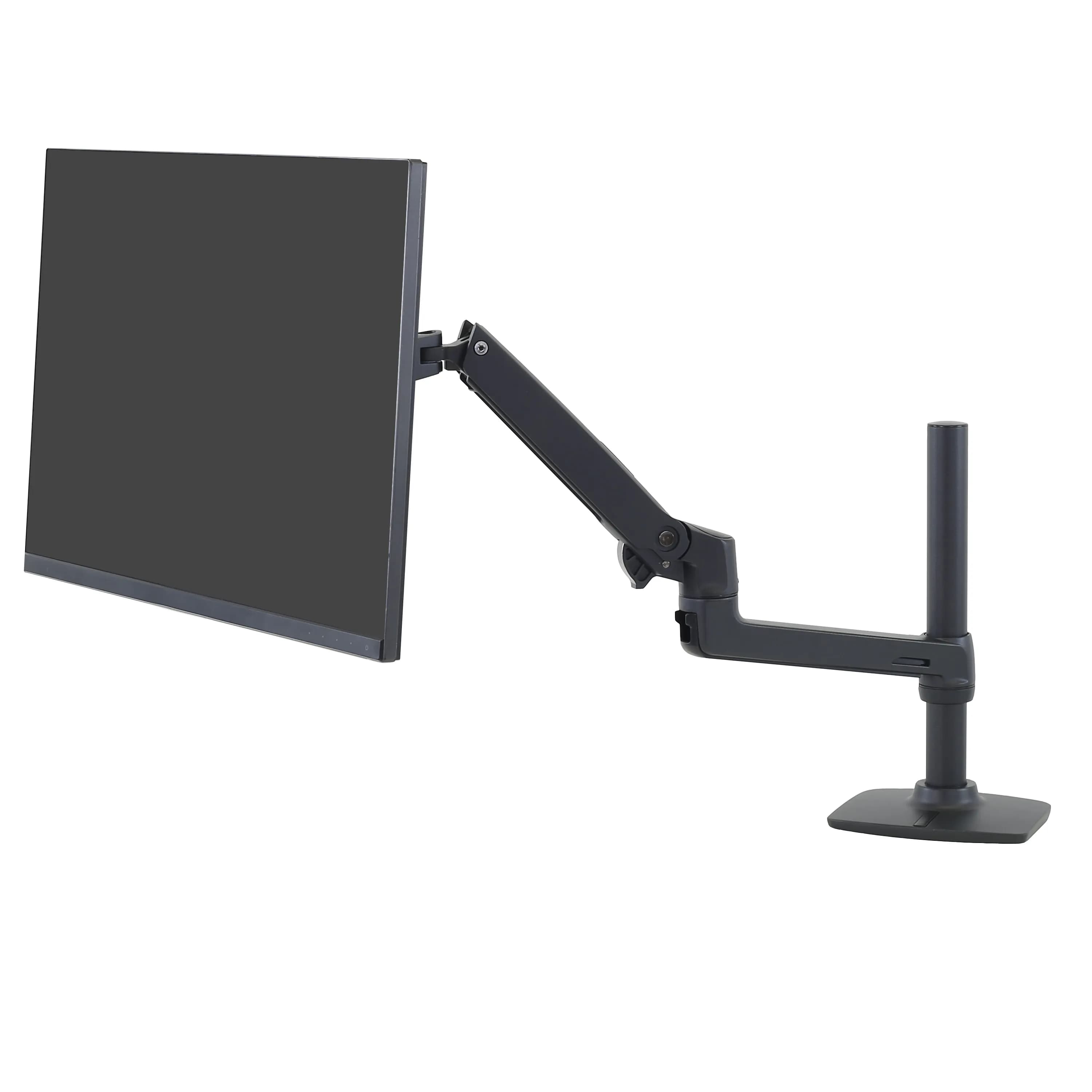 Ergotron LX Tall Pole -monitorivarsi yhdelle näytölle jopa 34"", kaasujousella, 11,3 kg, musta