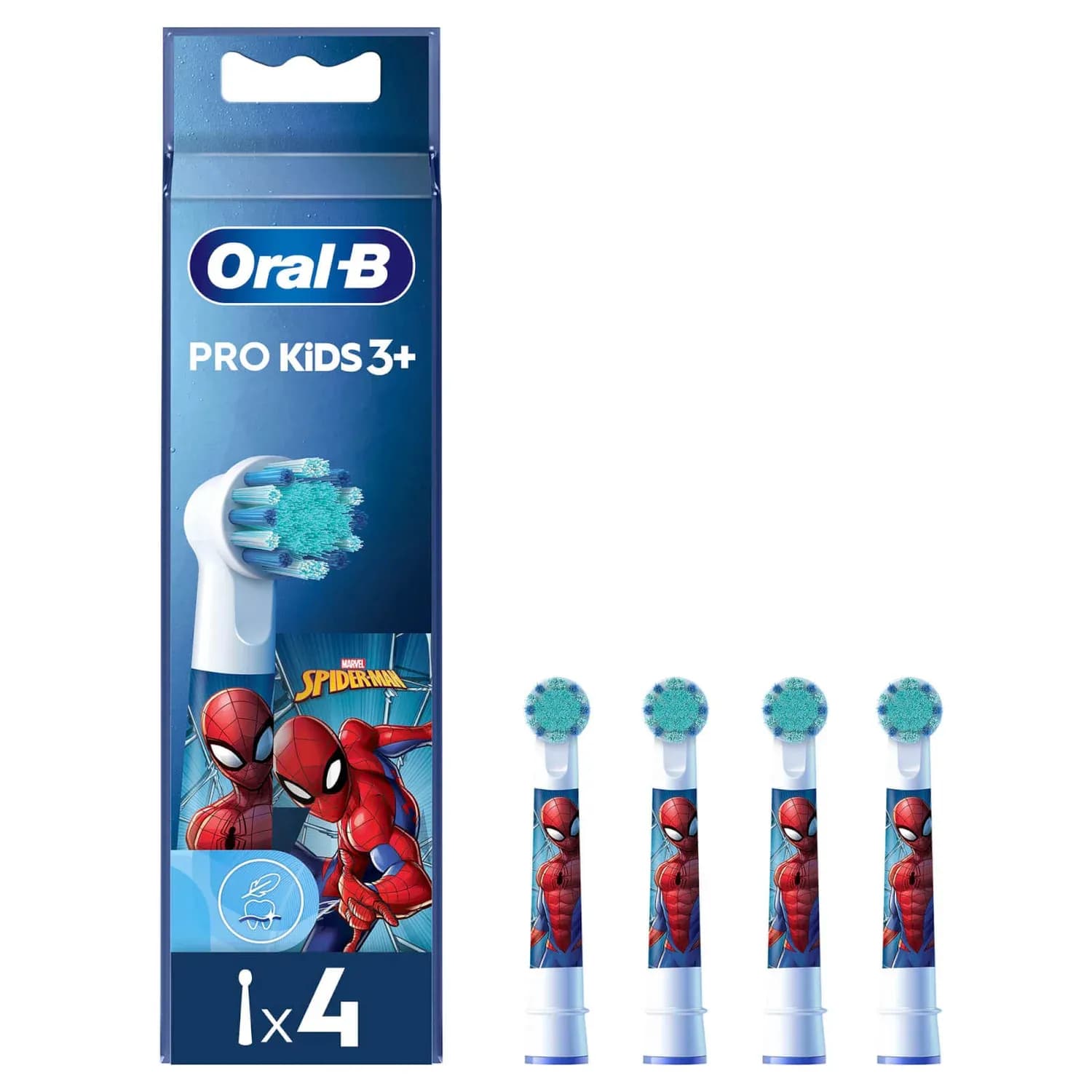 Oral-B Kids Spider-Man 4 kpl -vaihtoharjaspäät