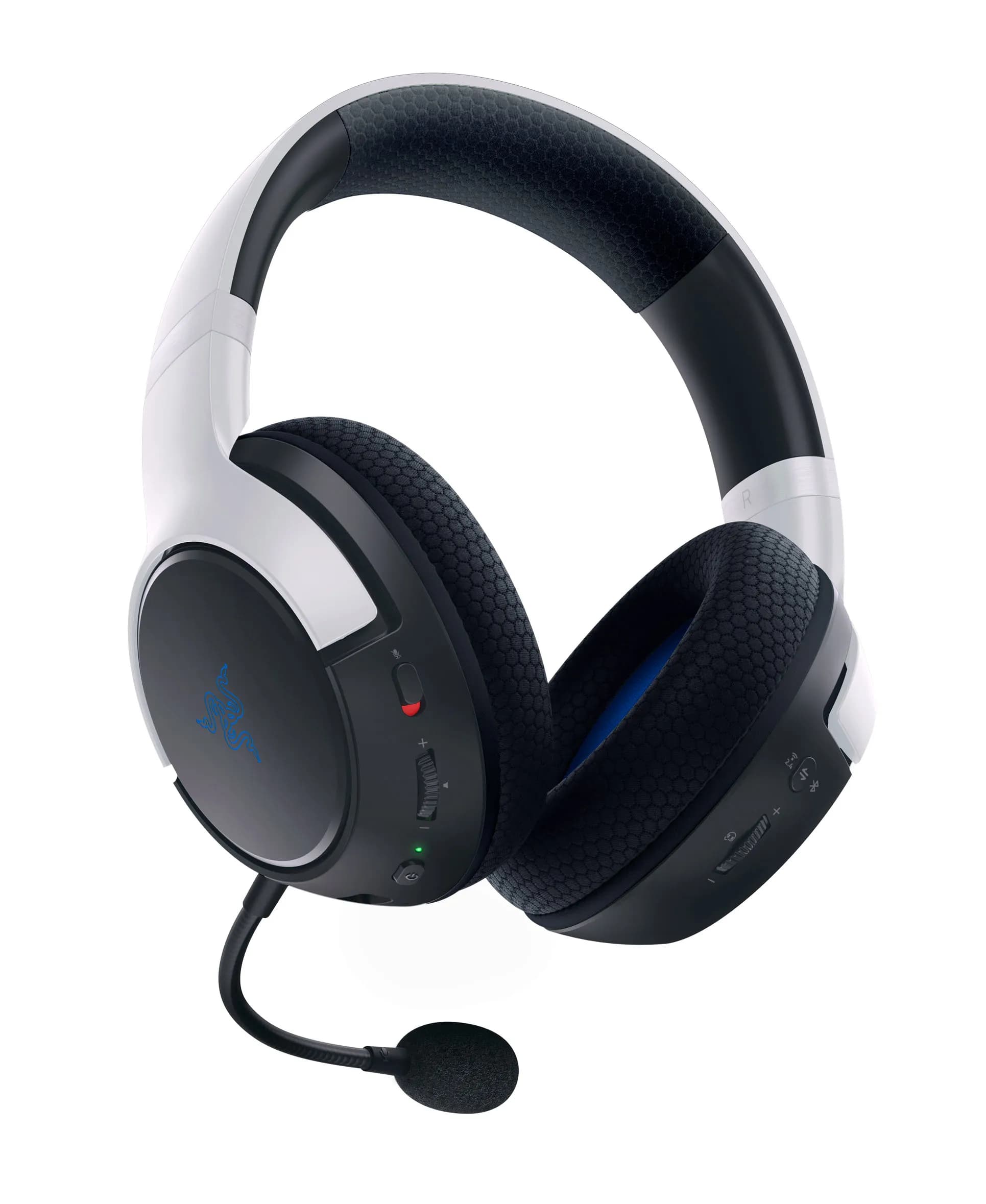 Razer Kaira Hyperspeed -langaton pelikuulokemikrofoni, valkoinen/musta