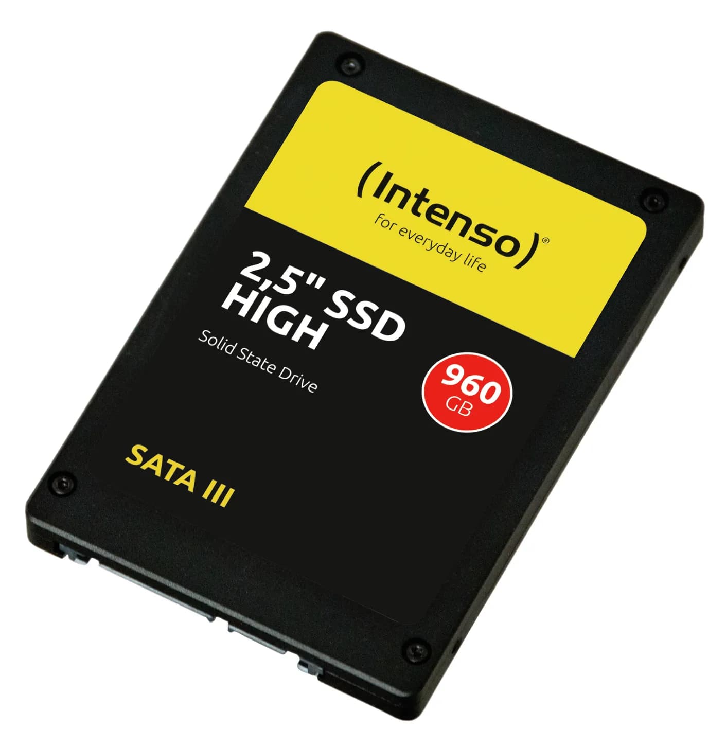 Intenso High Performance 960 Gt 2,5"" SATA III -SSD-levy, musta