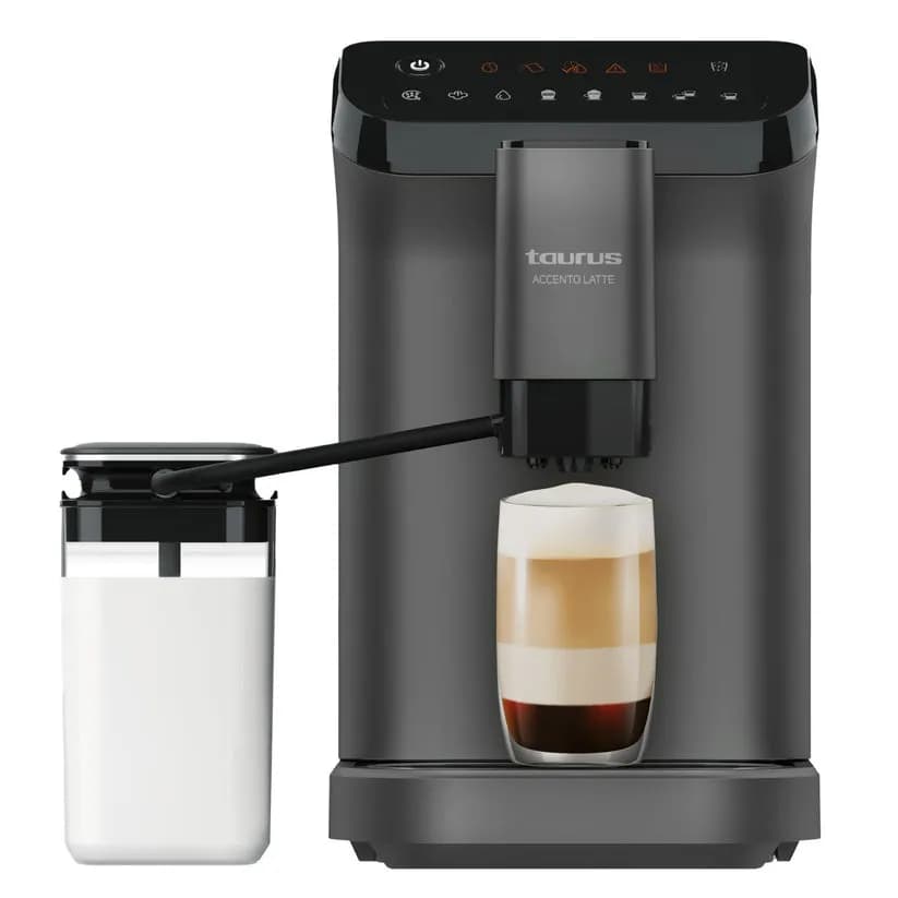 TAURUS Accento Latte -täysautomaattinen espressokone, valkoinen