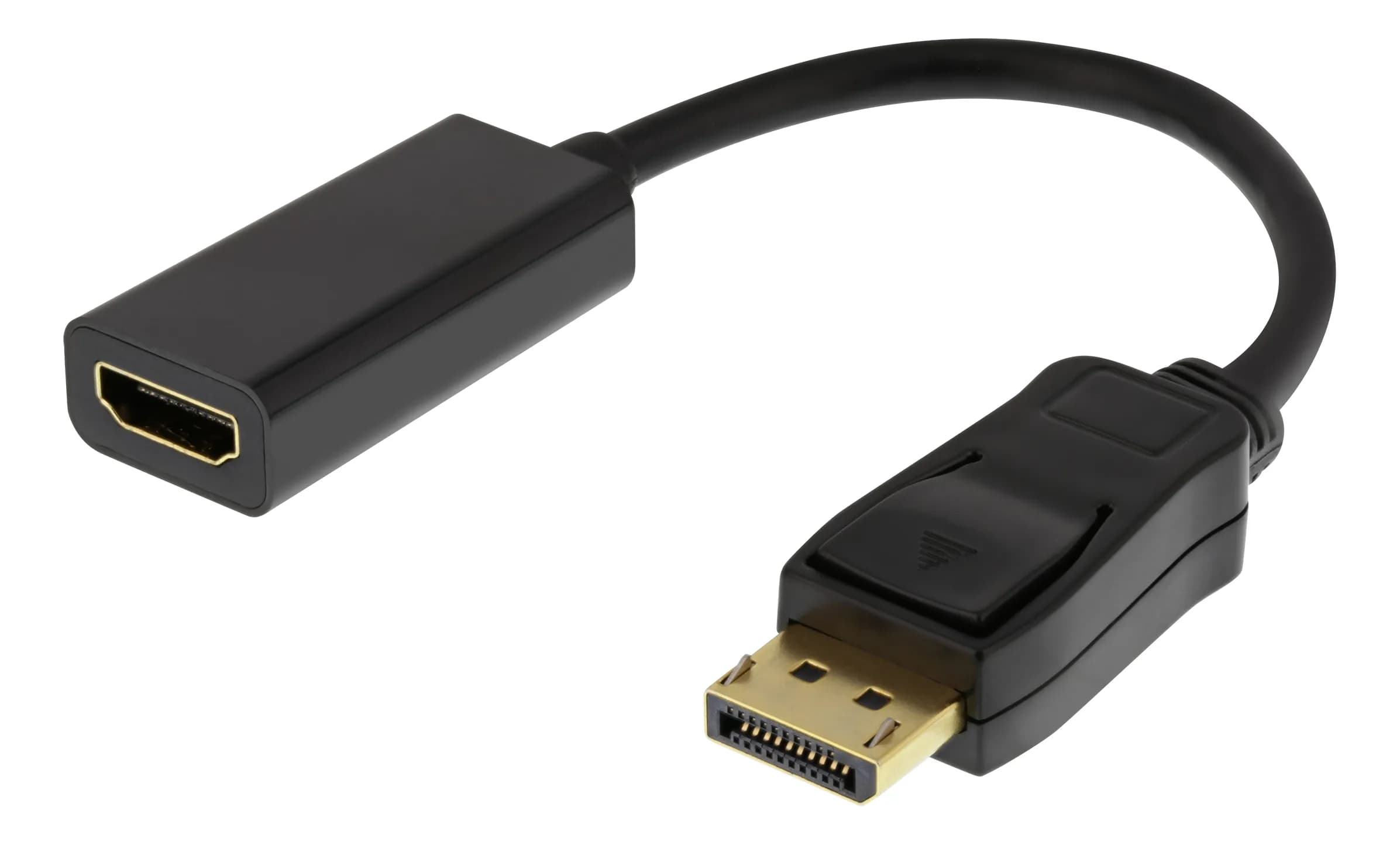 Deltaco DisplayPort – HDMI -adapteri, Musta