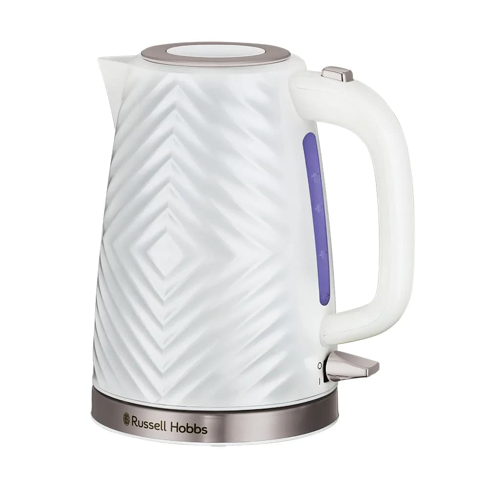 Russell Hobbs Groove -vedenkeitin, 1,7 l, 2400 W, valkoinen