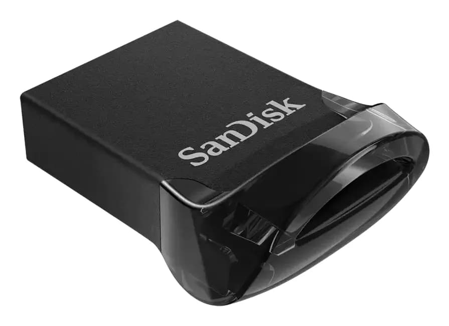 SanDisk Ultra Fit USB 3.2 Gen 1 1 Tt -muistitikku, musta
