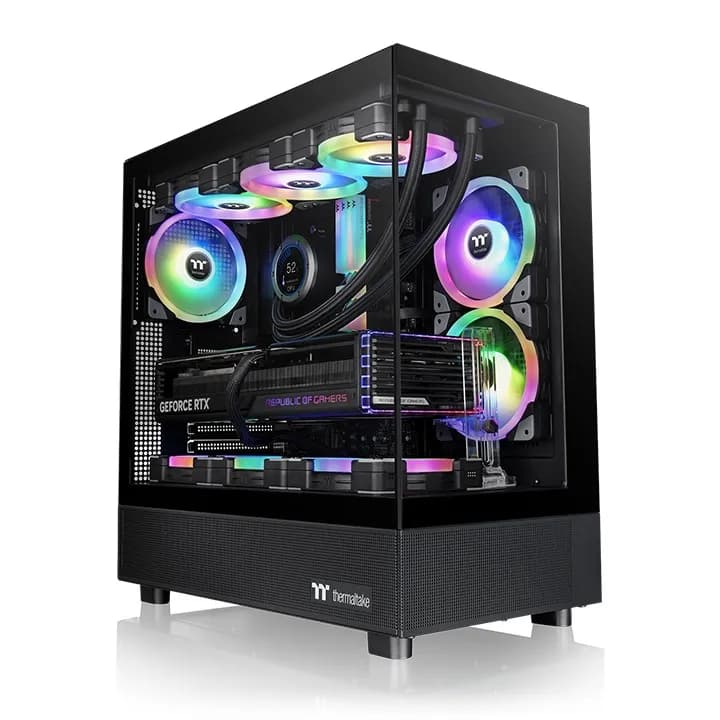 Thermaltake View 270 TG ARGB Mid Tower Chassis Black -miditornikotelo, musta