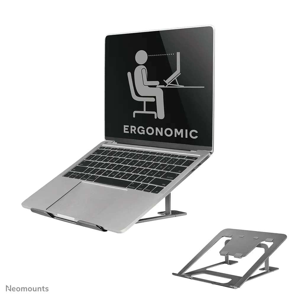 Neomounts by Newstar Notebook Desk Stand Grey (Ergonomic)