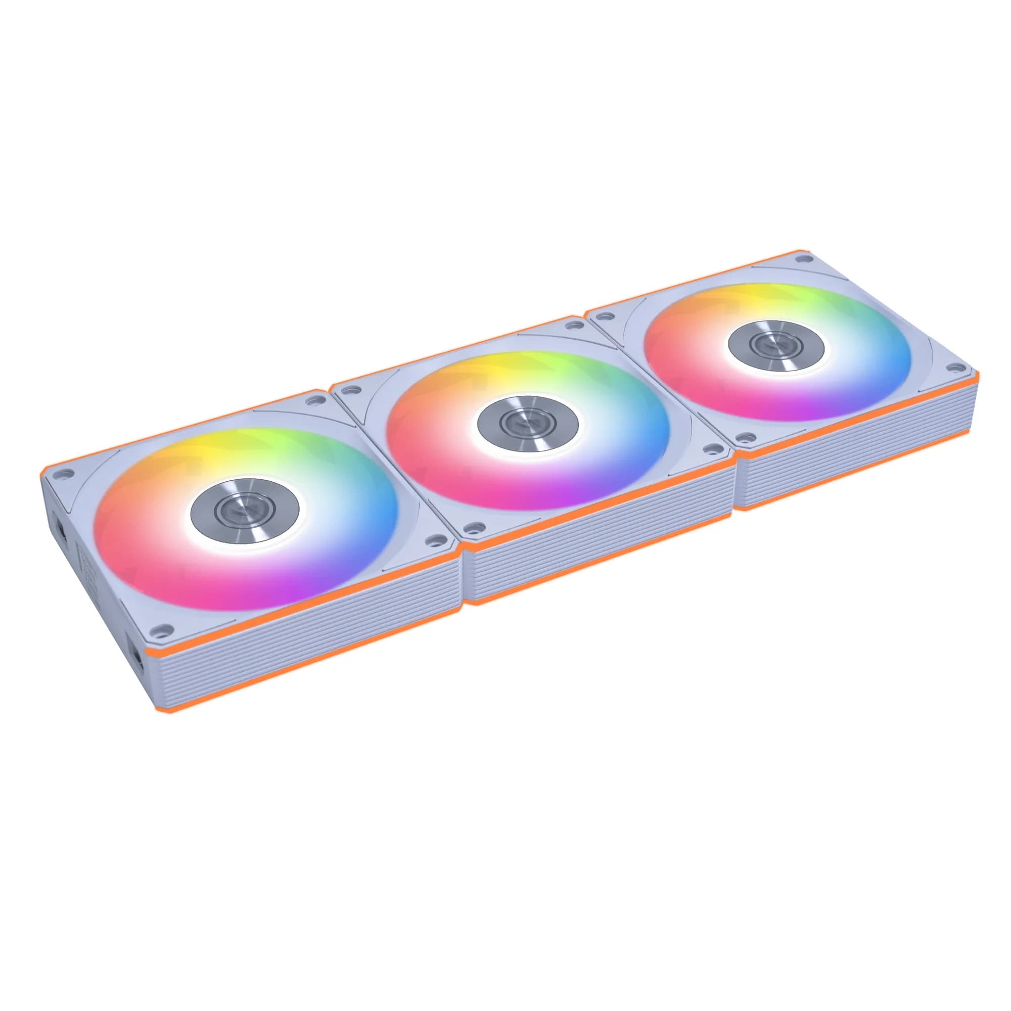 Lian Li UNI FAN CL Wireless Reverse Blade, 120 mm, PWM, nestelaakeri, ARGB -tuuletinsarja, 3 kpl, valkoinen