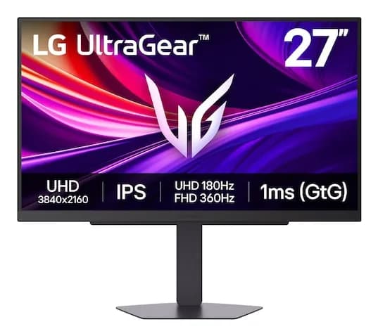 LG UltraGear 27G810A-B 27"" 4K UHD, IPS, 180Hz, HDR -pelinäyttö
