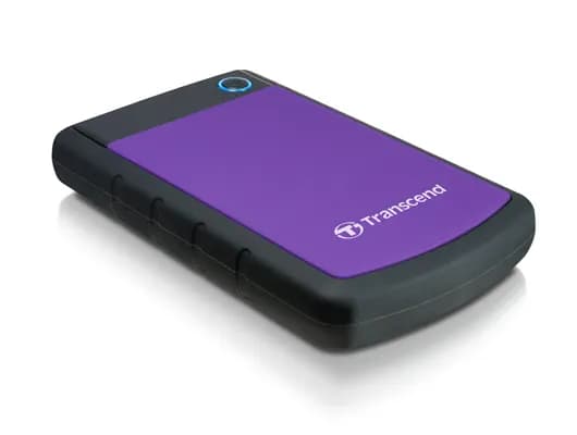Transcend StoreJet 25H3P 2 Tt 2.5"" -kestävä ulkoinen HDD, kirkas purppura