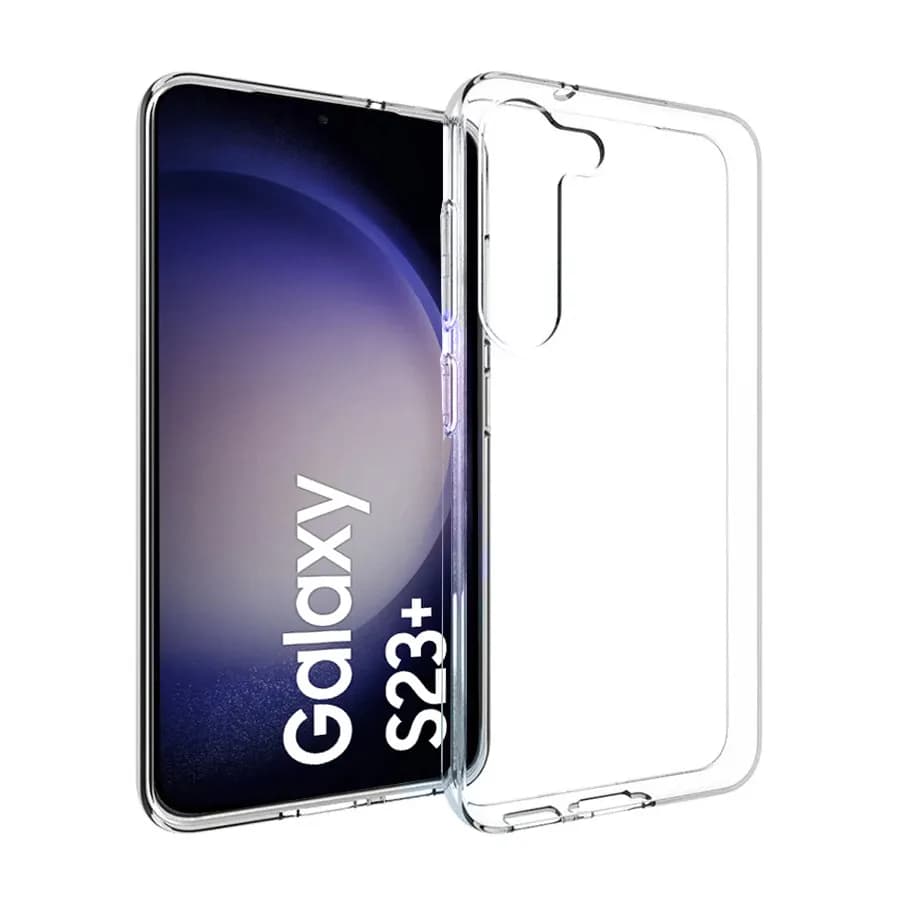 Insmat Crystal Cover, Galaxy S23 Plus -suojakuori, Läpinäkyvä