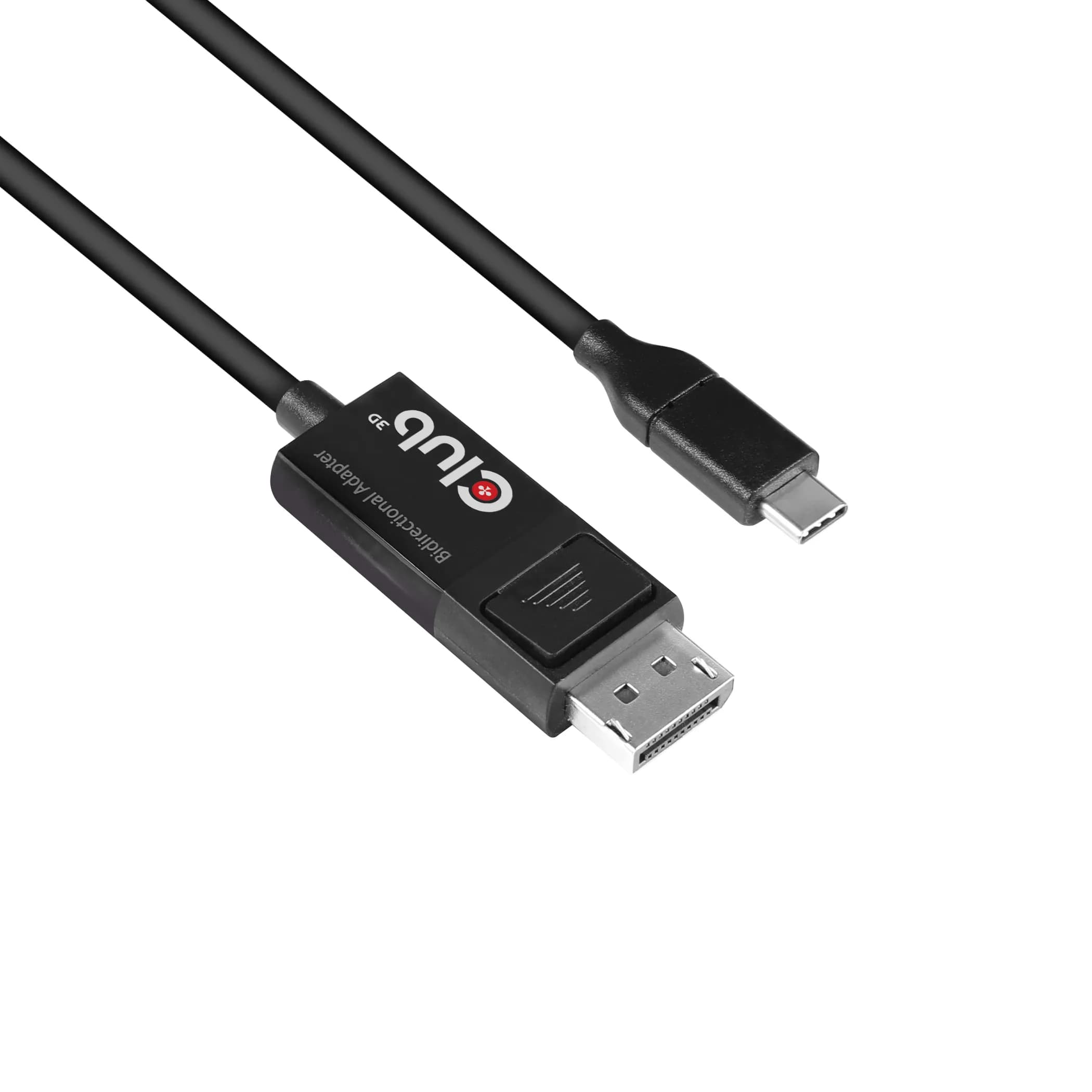 Club 3D CAC-1557 USB-C – DisplayPort 1.4 -kaapeli, 1,8 m, musta