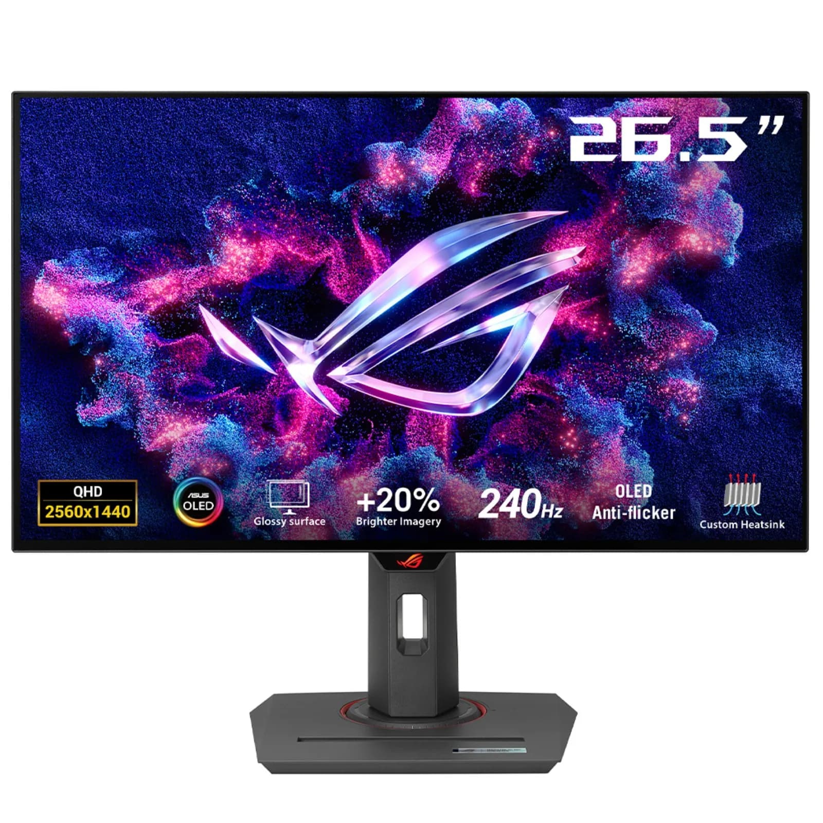ASUS ROG Strix OLED XG27AQDMG 26.5"" QHD, OLED -pelinäyttö, 240Hz