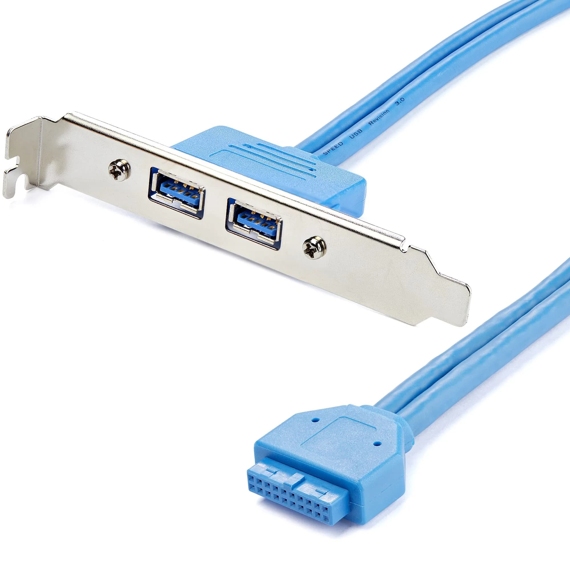 2 PORT USB 3.0 A FEMALE SLOT - PLATE ADAPTER