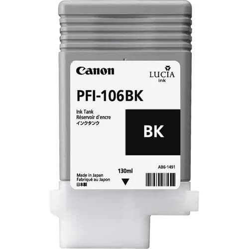 Canon PFI-106BK -mustekasetti, 130 ml, valokuvamusta