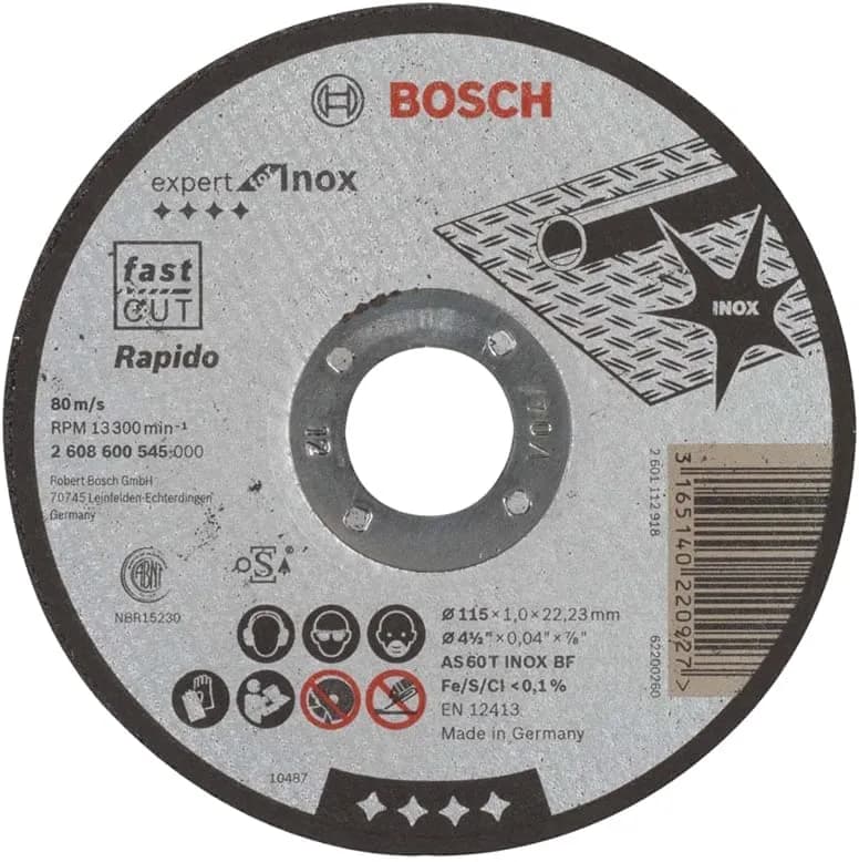 Bosch Cutting disc Rapido straight 115mm