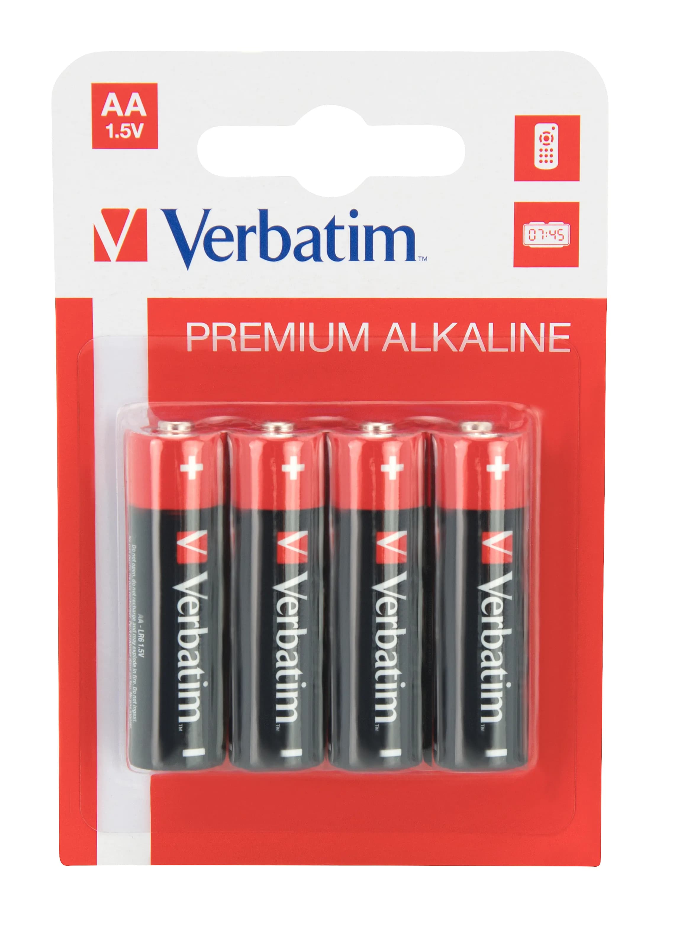 Verbatim batterier, AA(LR06), 4-pack, Alkaline, 1,5 V