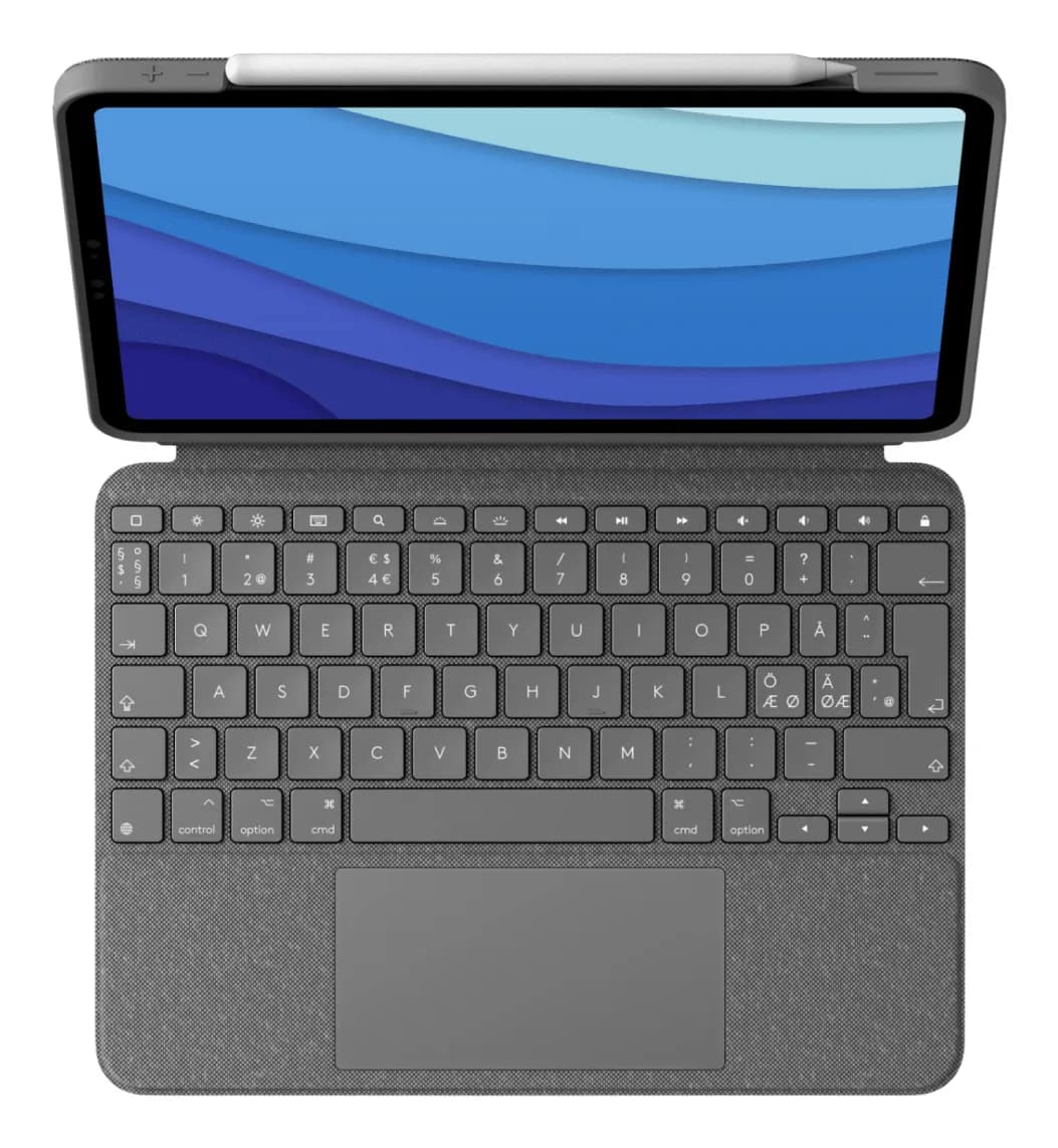 Logitech Combo Touch for iPad Pro 11-inch (1st, 2nd, and 3rd gen) - GREY (Nordic)