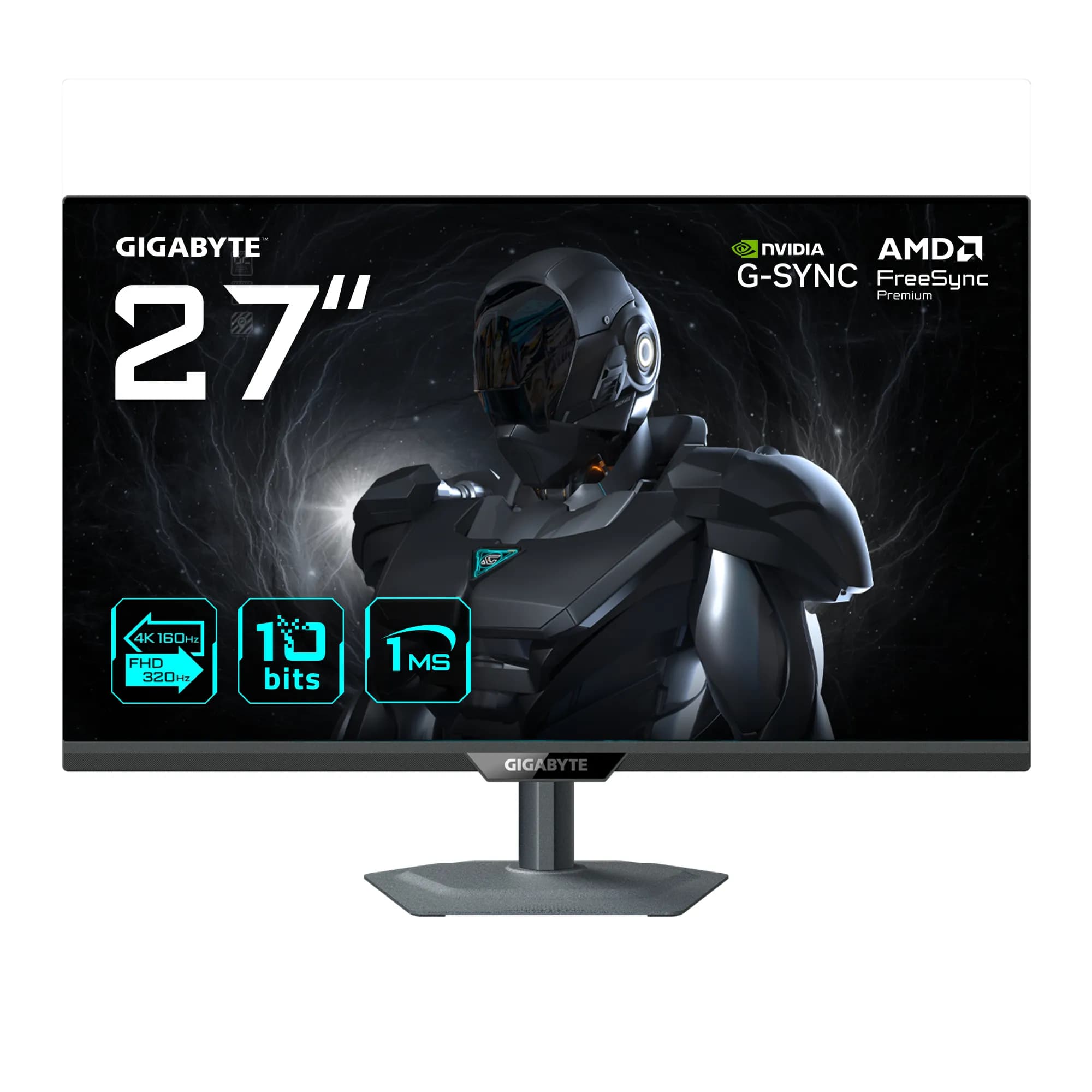Gigabyte G27UP 27"" 4K UHD, IPS 160Hz, USB-C hub -pelinäyttö