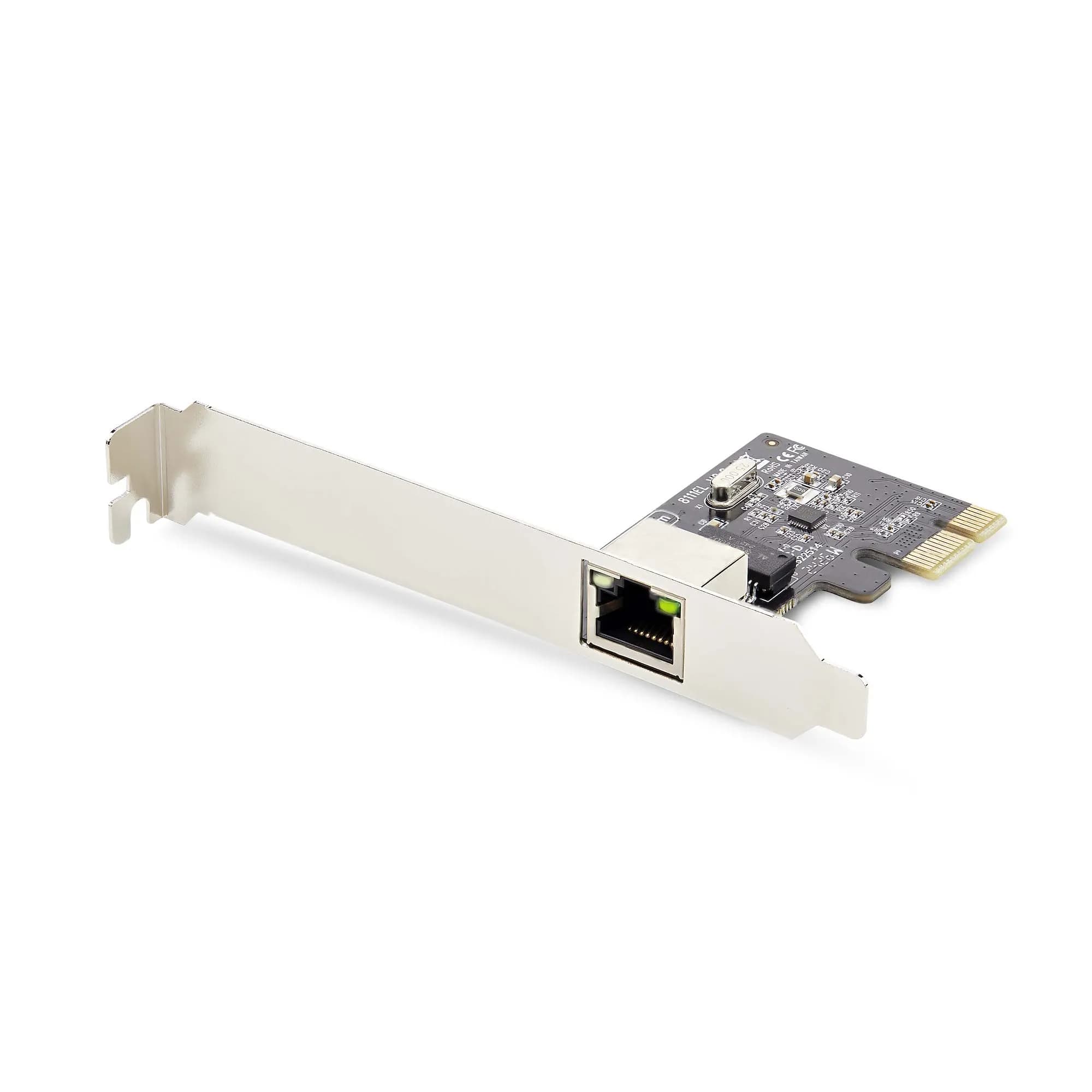 STARTECH.COM 1-Port Gigabit PCIe Network Adapter Card PCI Express LAN Card NIC Realtek RTL8111H TAA Compliant