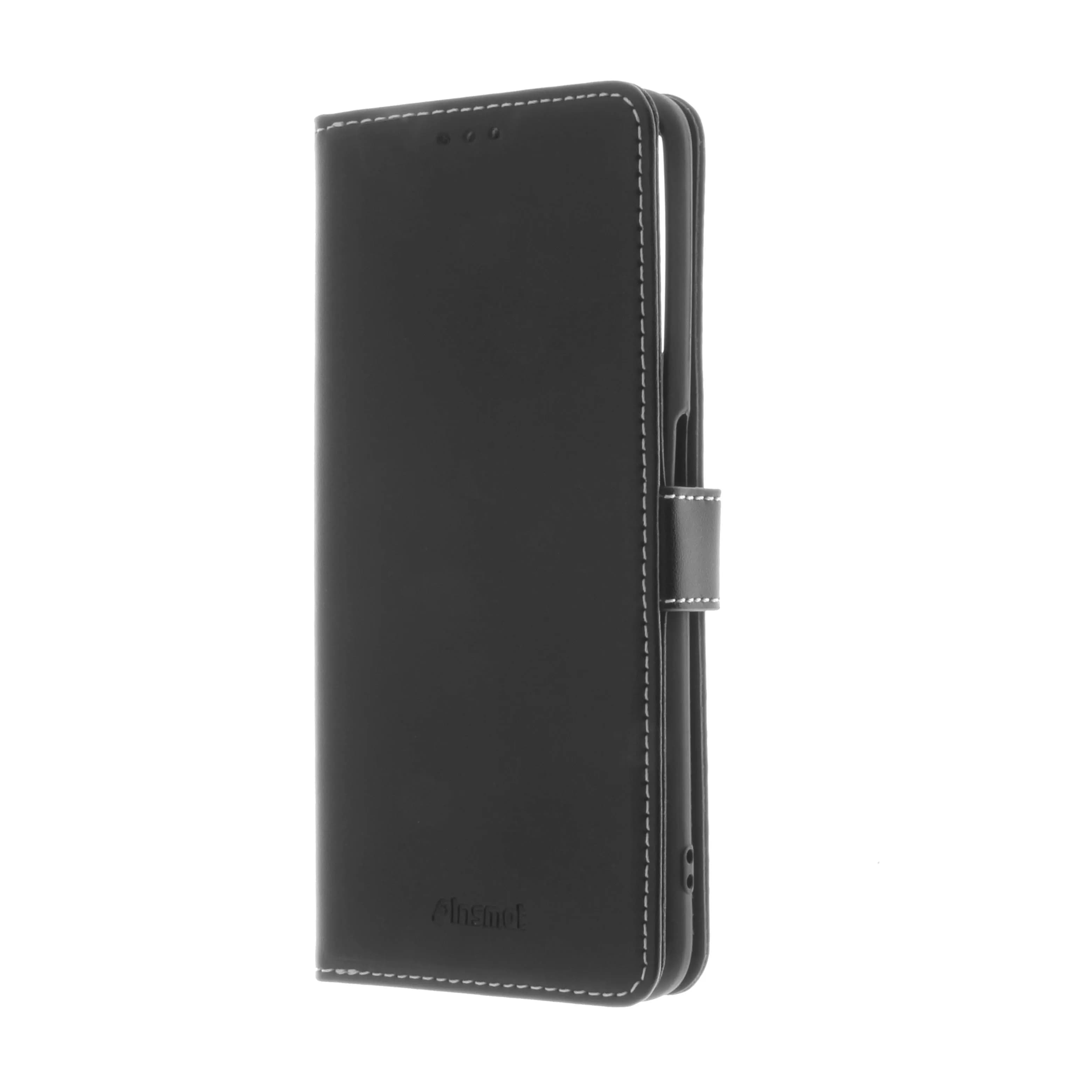 Insmat Flip Case, OnePlus Nord CE 2 Lite -lompakkokotelo, Musta