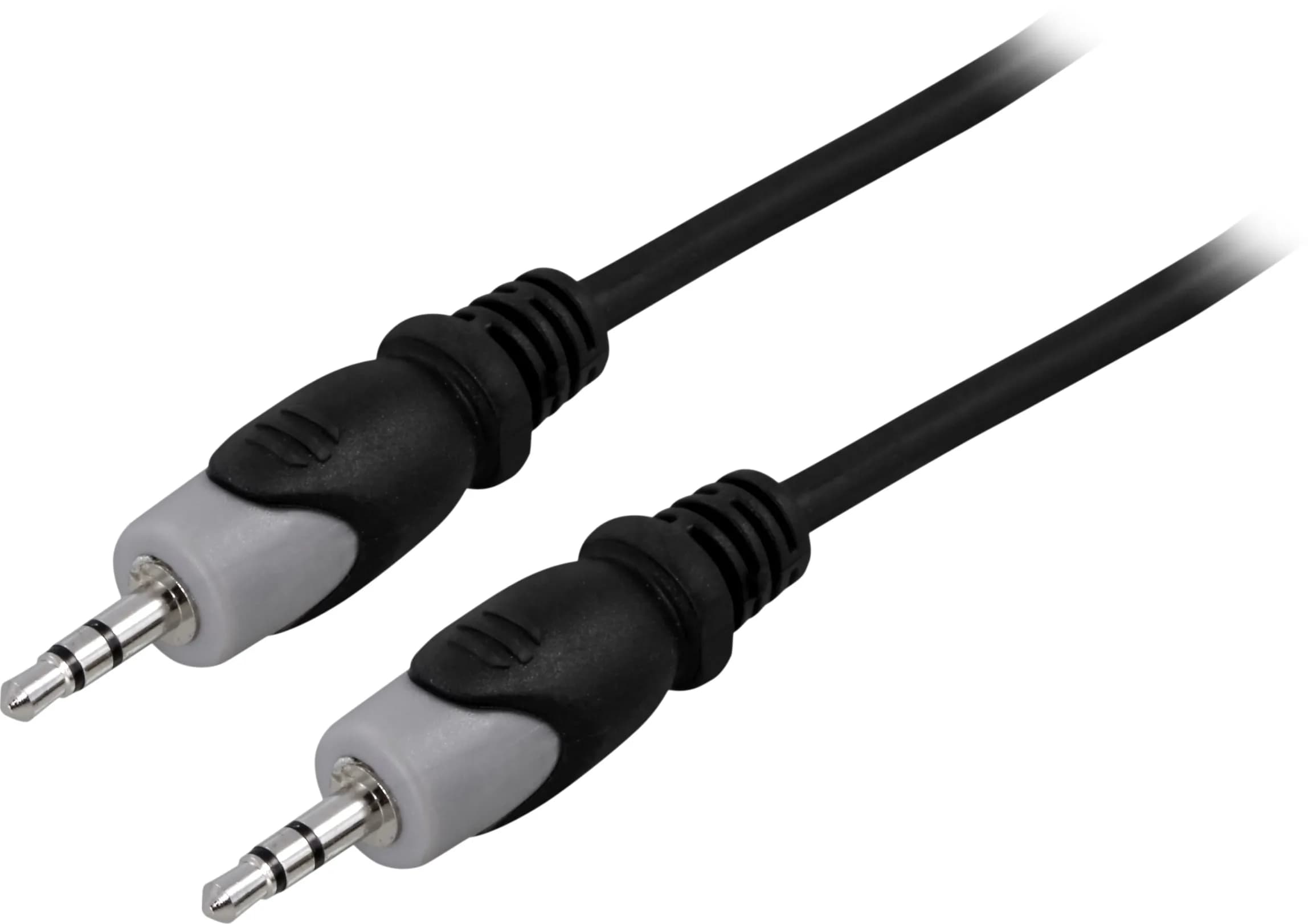 Deltaco 3,5 mm -audiokaapeli, 5 m, musta