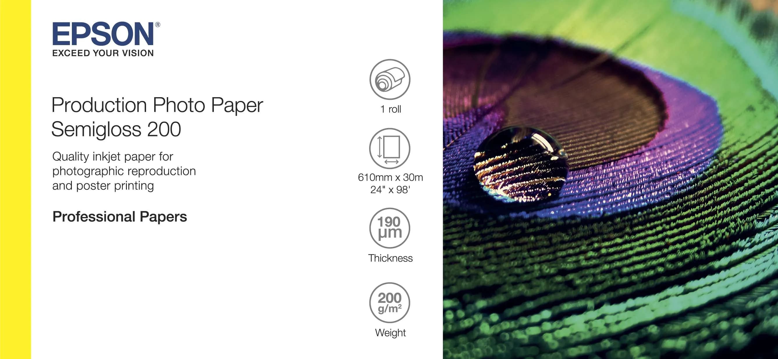 Paper/Photo Paper Semigloss 200 24""x30m
