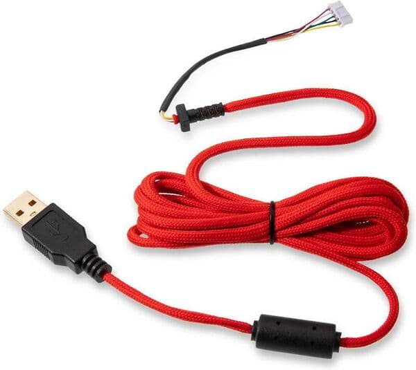 Glorious Ascended Cable V2 -hiiren kaapeli, 2 m, punainen