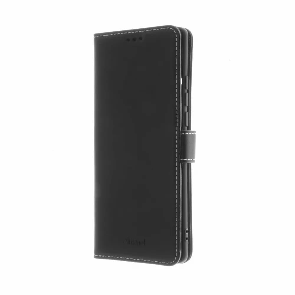 Insmat Flip Case, Moto Edge 30 Fusion -lompakkokotelo, Musta