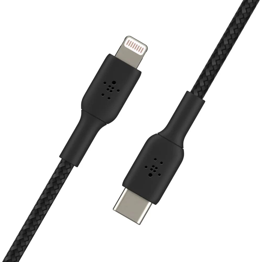 Belkin USB-C – Lightning -kaapeli, 2 m, musta