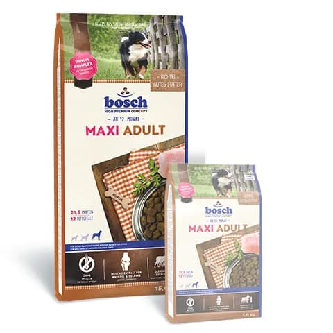 Bosch HPC Maxi Adult, Koiran kuivaruoka, 15 kg