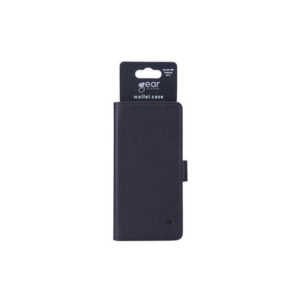 GEAR Wallet, Galaxy A21s -lompakkokotelo, Musta